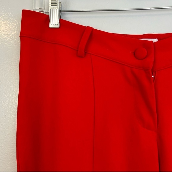 Superdown Wendy Angle Down Red Trouser Pants Size Medium - Picture 4 of 10